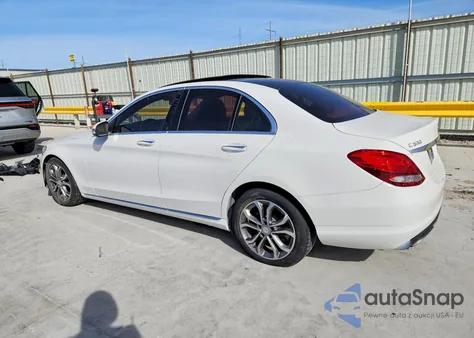 2017 Mercedes-Benz C 300 from USA, damaged, VIN 55SWF4JB0HU205460